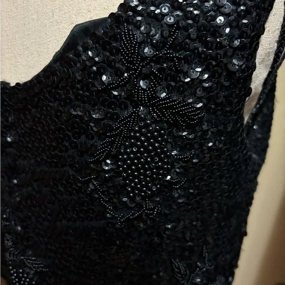 Vintage hand beaded virgin wool blouse. 1970’s. Back zip. Size medium. EUC! - Picture 11 of 12